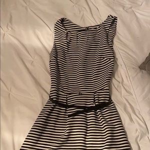 Black & White A-Line Dress